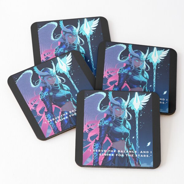 Item preview, Kira – Valkyrie of the Void | Cyberpunk Anime Space Warrior designed and sold by modishwelt.