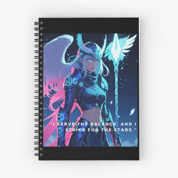 Item preview, Kira – Valkyrie of the Void | Cyberpunk Anime Space Warrior designed and sold by modishwelt.