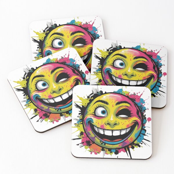 Item preview, Smiley paint designed and sold by whatthefoxsays.