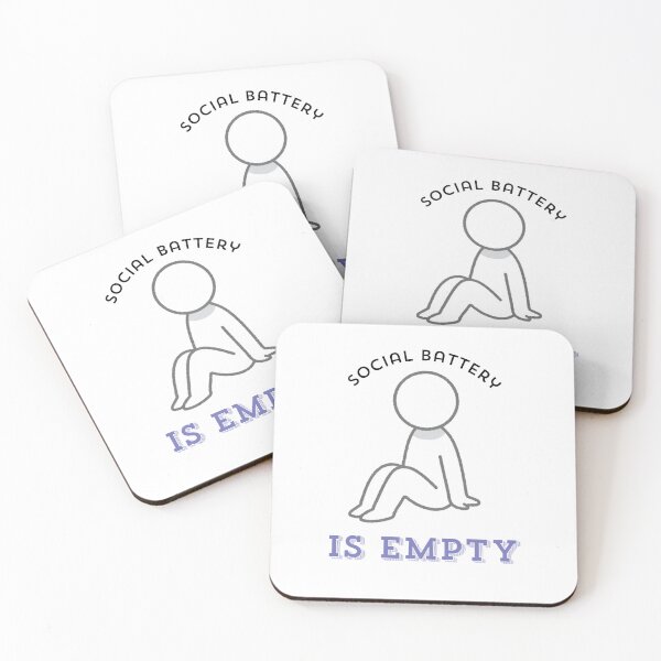 Item preview, Social Battery is Empty designed and sold by H.I.S Store.