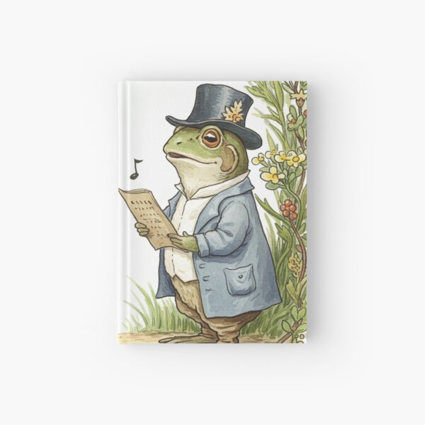 Item preview, Gentleman Frogs Singing – A Woodland Serenade designed and sold by Pasteltone.