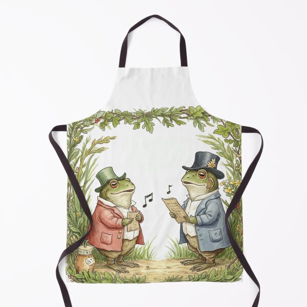 Item preview, Gentleman Frogs Singing – A Woodland Serenade designed and sold by Pasteltone.
