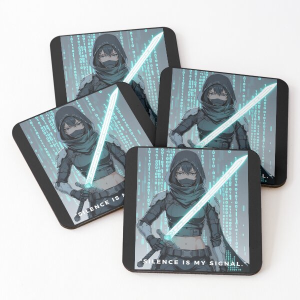 Item preview, Sage – The Silent Hackblade | Anime Cyber Ninja Assassin designed and sold by modishwelt.