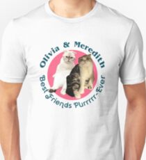 Olivia & Meredith - Best Friends Purrrr-ever Unisex T-Shirt