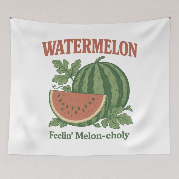 Item preview, Watermelon Melon-choly - Juicy Mood, Sweet and Sad designed and sold by zakugan.