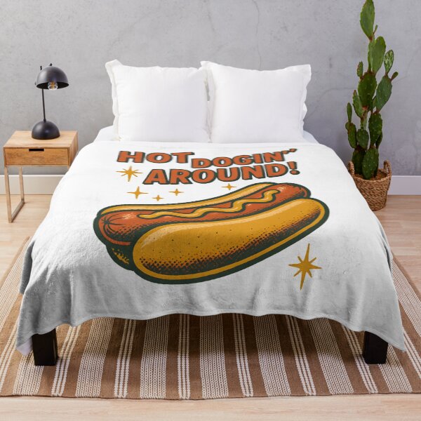 Item preview, Retro Hot Dog (Vintage Style) designed and sold by Uglyandcute.