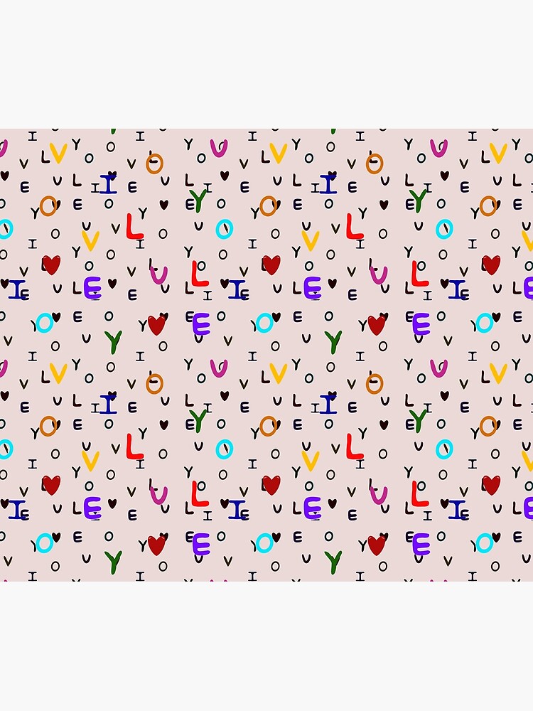 Thumbnail 2 of 2, Duvet Cover, Colorful Love Layers designed and sold by Onulodesign.