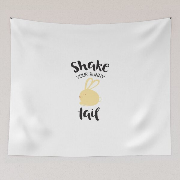 Item preview, Shake Your Bunny Tail – Cute Cartoon Bunny Fun Quote Design designed and sold by TeesHearts100.