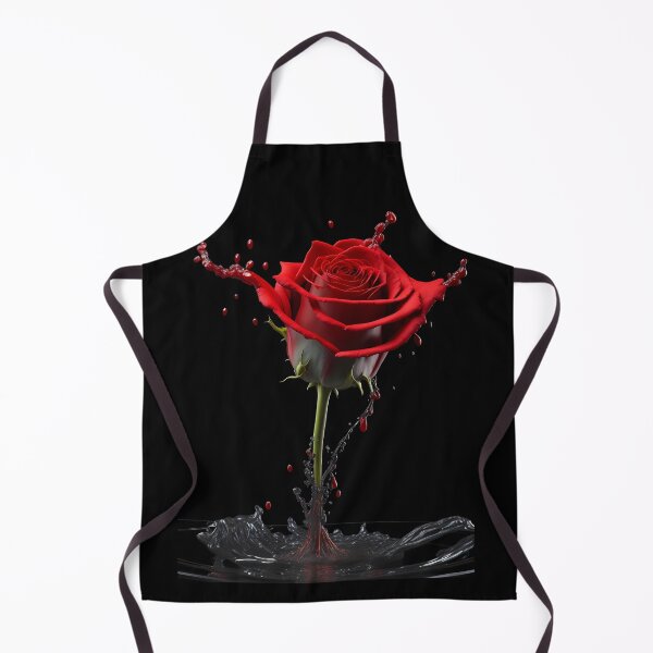 Item preview, Red Rose in Water – Floral Splash Art – Elegant Botanical Design designed and sold by Vibranta Studio.