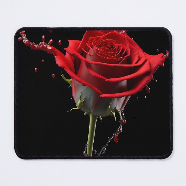 Item preview, Red Rose in Water – Floral Splash Art – Elegant Botanical Design designed and sold by Vibranta Studio.