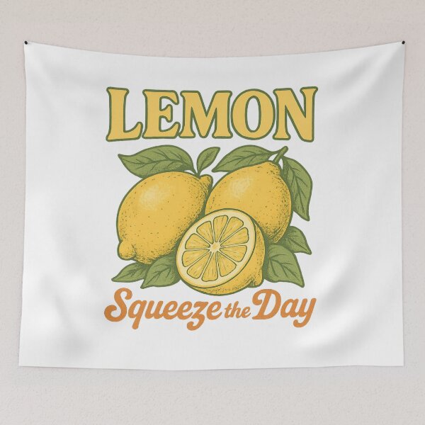Item preview, Lemon Squeeze the Day - Zesty and Bold Attitude designed and sold by zakugan.