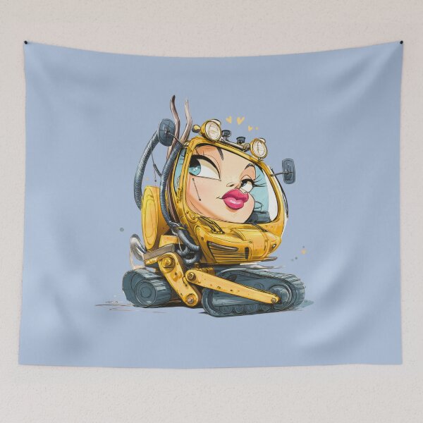 Item preview, Title: Glam Dozer Diva designed and sold by MYTHIC PEEL STICKERS.