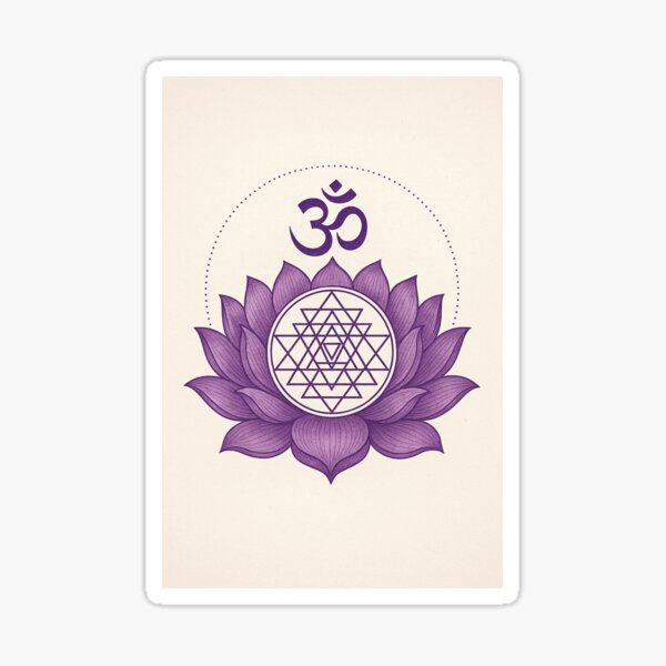Aperçu de l'œuvre CHAKRA COURONNE créée et vendue par LALEELALA.