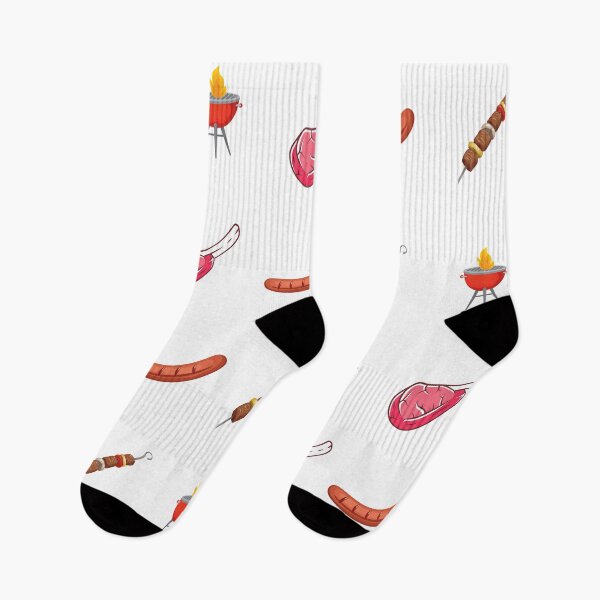 Item preview, South African Braai Pattern - BBQ Grills & Boerewors Design designed and sold by Cheeky Lydia.