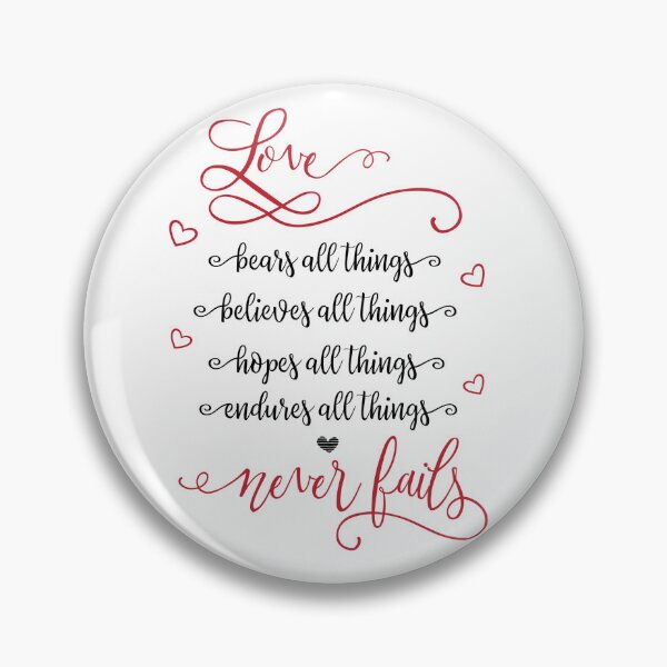 Item preview, My 1st Easter – Cute BuLove Never Fails – Inspirational Script Quote with Heartsnny & Butterfly Baby Easter Designnk – Cute Cartoon Animal Design for Kids designed and sold by TeesHearts100.