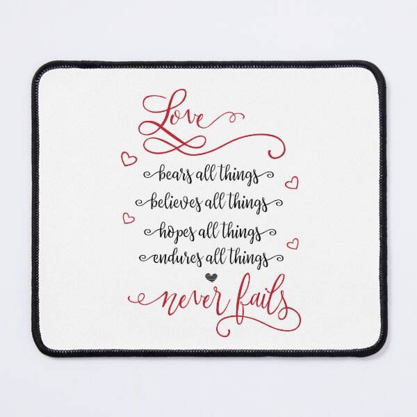 Item preview, My 1st Easter – Cute BuLove Never Fails – Inspirational Script Quote with Heartsnny & Butterfly Baby Easter Designnk – Cute Cartoon Animal Design for Kids designed and sold by TeesHearts100.