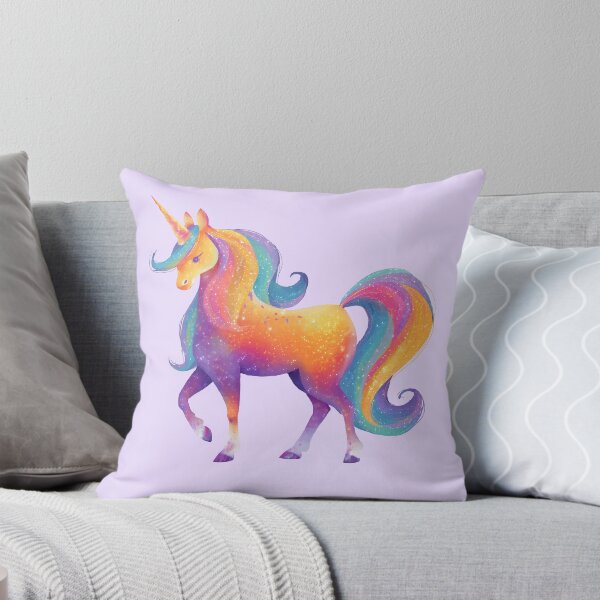 Artikelvorschau, Glitzer Regenbogen Einhorn entworfen und verkauft von Lichtisign.