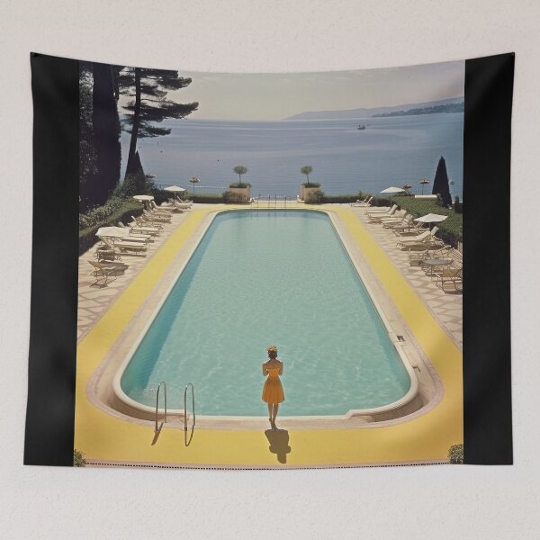 Item preview, Retro Cannes Swimming Pool designed and sold by Codychuter.
