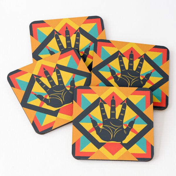 Item preview, Vector colorful tribal design of claw scratches designed and sold by Erlin Rudho.