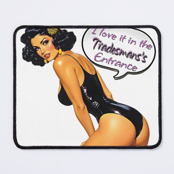 Item preview, I Love it in the Tradesman's Entrance, Back Door designed and sold by Huskyyy Designs.