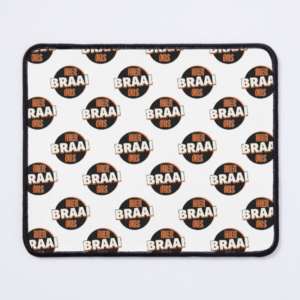Item preview, Hier Braai Ons - Afrikaans Braai Culture Design designed and sold by Cheeky Lydia.