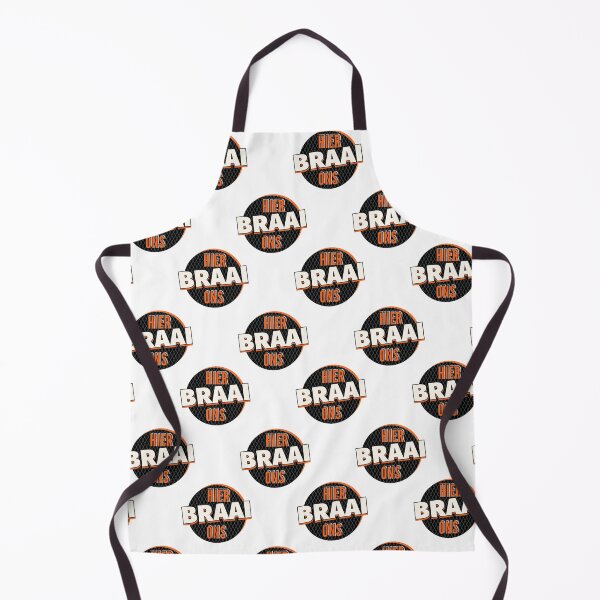 Item preview, Hier Braai Ons - Afrikaans Braai Culture Design designed and sold by Cheeky Lydia.