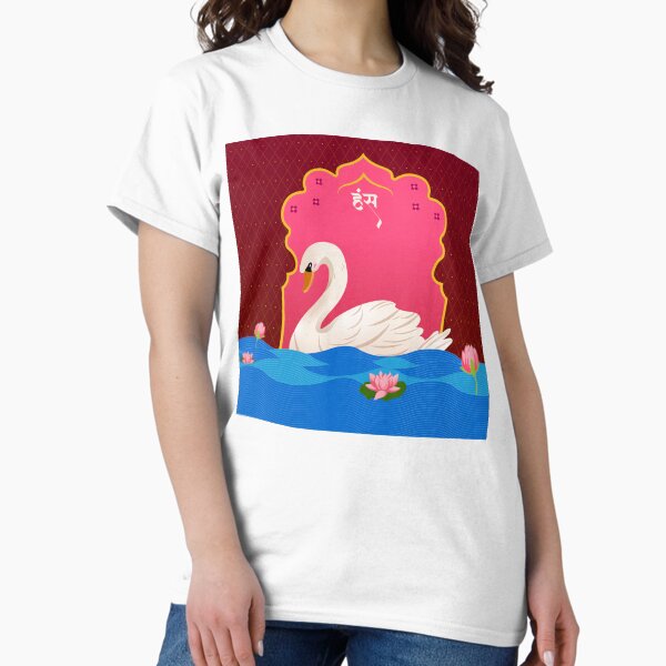 Item preview, Hans – Pichwai Inspired Swan Art designed and sold by Vrajjoshistudio.