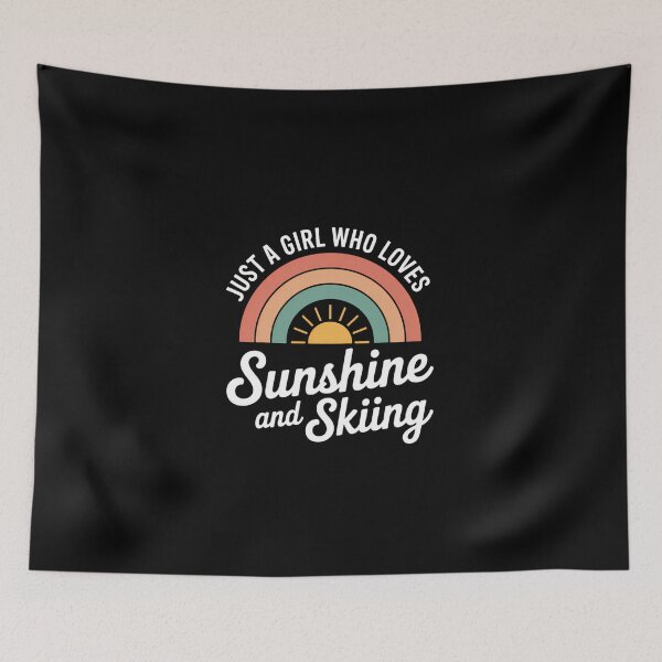 Item preview, A girl who loves sunshine and Skiing-Photoroom designed and sold by KarstenNoanra.