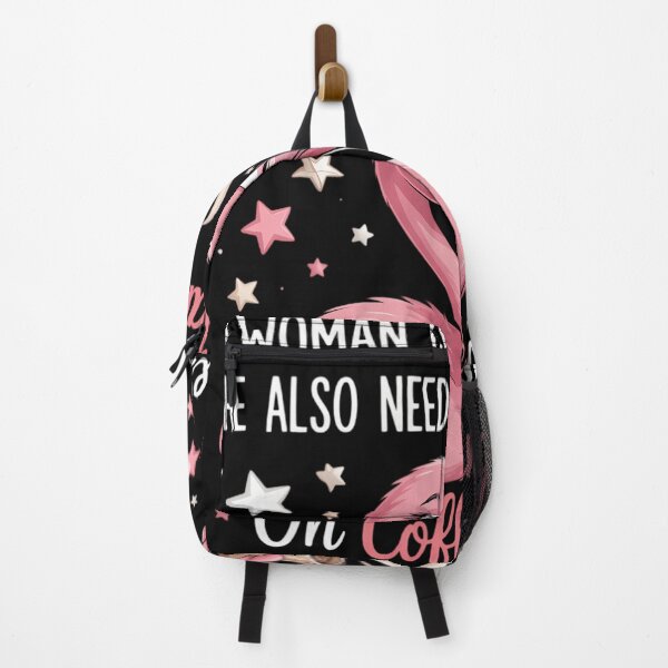Item preview, A Woman Cannot Survive On Coffee Alone Flamingo Lovers designed and sold by KarstenNoanra.