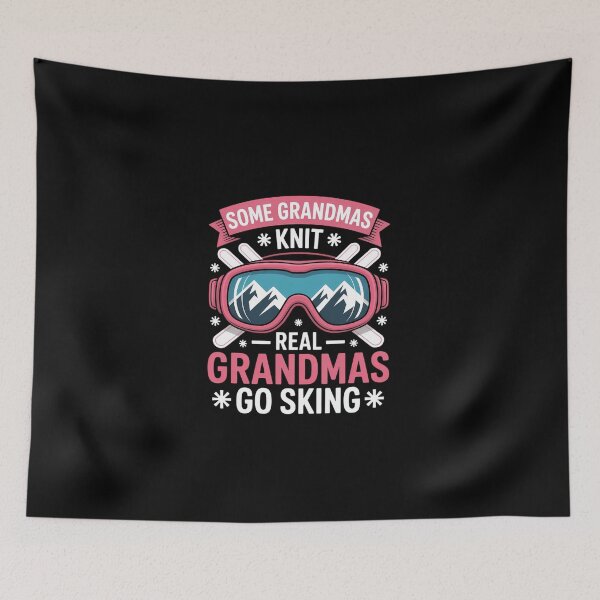 Item preview, Alpine Skiing Design for a Ski Grandma designed and sold by KarstenNoanra.
