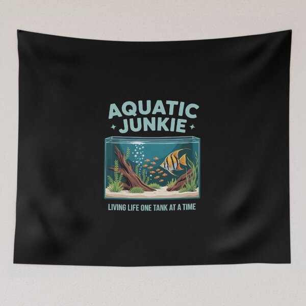 Item preview, Aquarium Junkie Living Life One Tank At A Time designed and sold by KarstenNoanra.