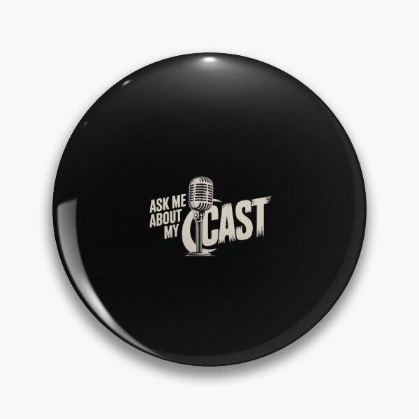 Item preview, Ask Me About My Podcast Microphone Podcaster designed and sold by KarstenNoanra.