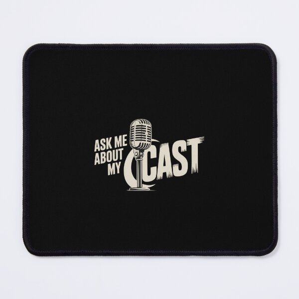 Item preview, Ask Me About My Podcast Microphone Podcaster designed and sold by KarstenNoanra.