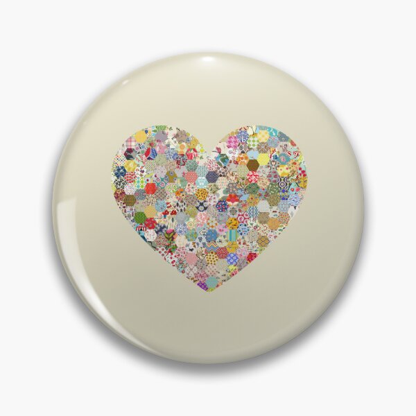 Item preview, Patchwork heart designed and sold by hangmeart.