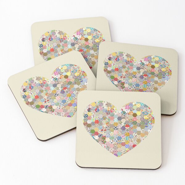 Item preview, Patchwork heart designed and sold by hangmeart.