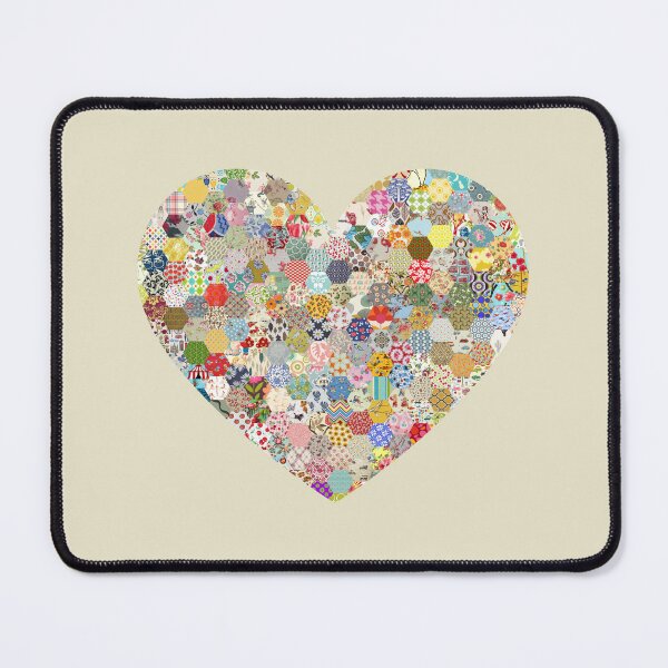 Item preview, Patchwork heart designed and sold by hangmeart.