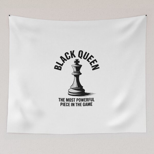 Item preview, Black Queen Most Powerful Piece Chess Black History Month designed and sold by KarstenNoanra.