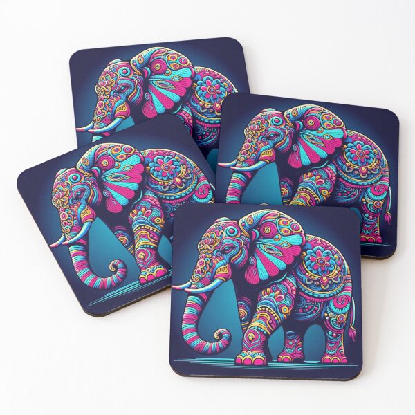 Item preview, Colorful Elephant  designed and sold by Dogandesighn.