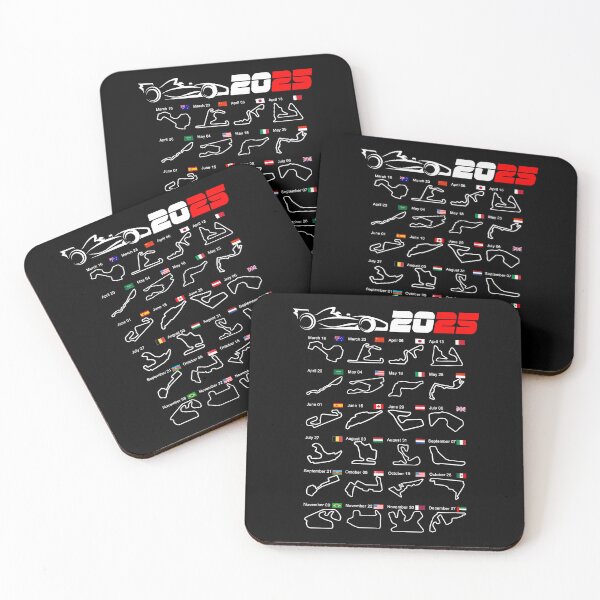 Item preview, Calendar Formula race cars 2025 circuits v2 designed and sold by ideasfinder.