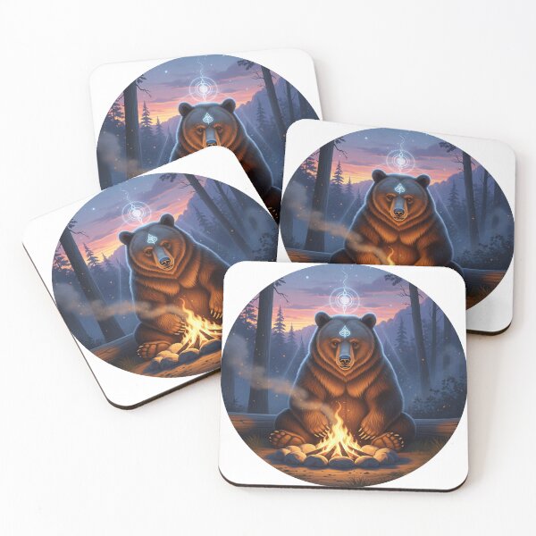 Item preview, Tantric Bear Meditation designed and sold by BloomKind.