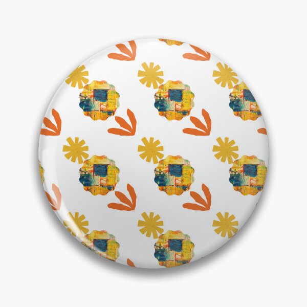 Item preview, Abstract floral art orange hues designed and sold by Mind Empowerment Designs.