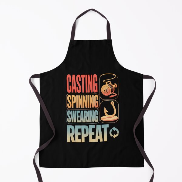 Item preview, Cast Spinning Swearing Repeat Angler Angling Fishing Photoroom designed and sold by KarstenNoanra.
