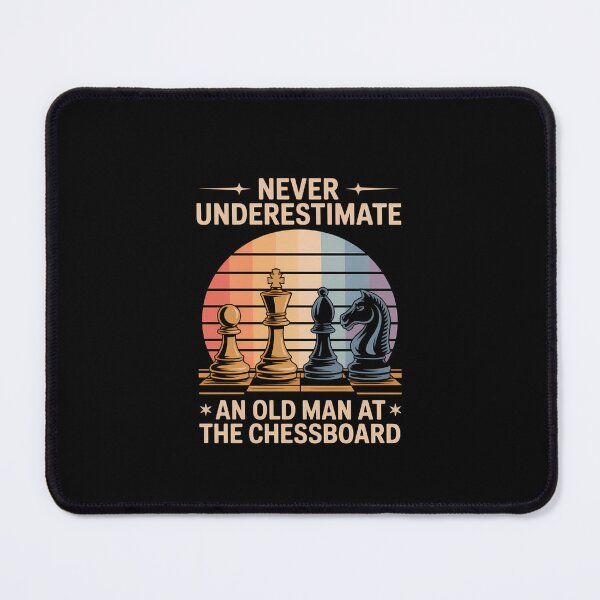 Item preview, Chess Grandmaster An Old Man At The Chessboard designed and sold by KarstenNoanra.