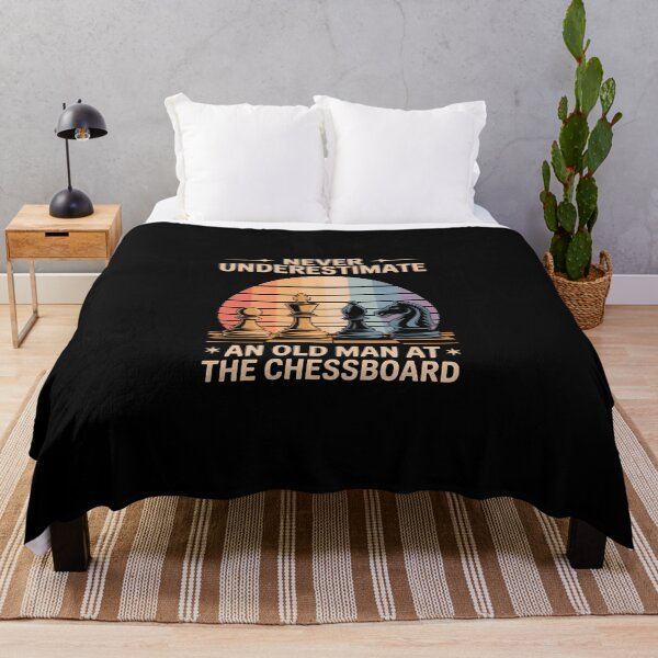 Item preview, Chess Grandmaster An Old Man At The Chessboard designed and sold by KarstenNoanra.