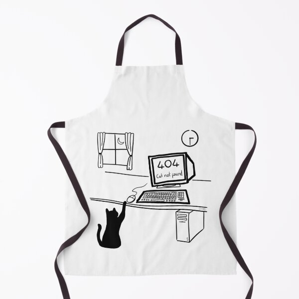 Item preview, 404 ‘cat not found’ joke designed and sold by Curiously_Kara.