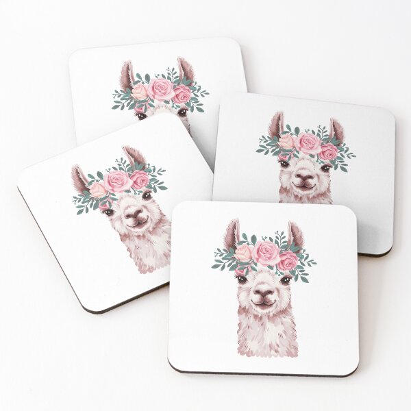 Item preview, Floral Alpaca Animal Lover designed and sold by KD Merch.