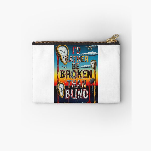 Item preview, I'd Rather Be Broken Than Blind Surreal Dali-Inspired Dystopian Art designed and sold by Elizarfa.