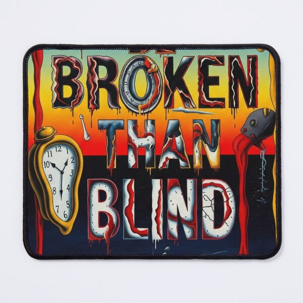 Item preview, I'd Rather Be Broken Than Blind Surreal Dali-Inspired Dystopian Art designed and sold by Elizarfa.