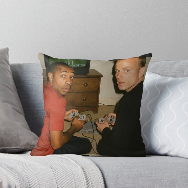 Item preview, Thierry Henry & Dennis Bergkamp Retro Gaming - Arsenal Legends at Play designed and sold by mebyme.