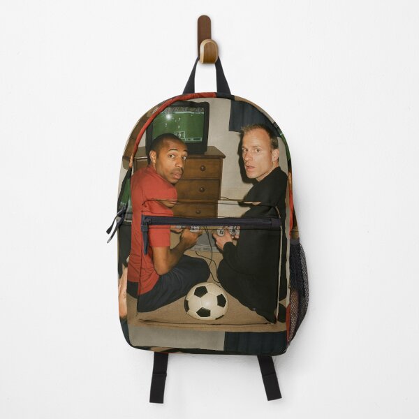 Item preview, Thierry Henry & Dennis Bergkamp Retro Gaming - Arsenal Legends at Play designed and sold by mebyme.